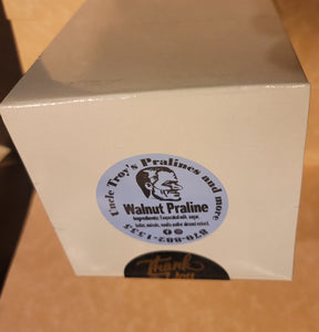(Walnut) Uncle Troy's Louisiana Walnut Pralines (11-12 oz Box)